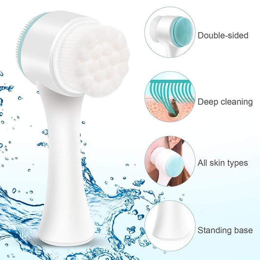 PureGlow™ Dual Wash & Massage Brush