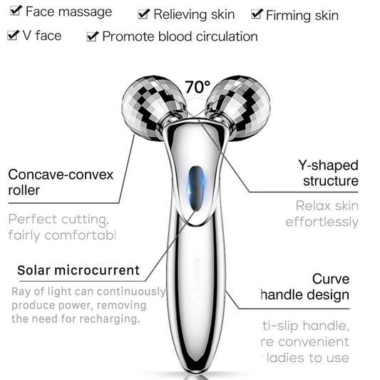 Sereneglow™ 3D 360° Face & Body Roller Massager ✨ Lift. Sculpt. Glow.