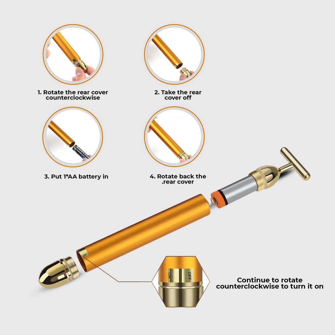 24k Gold Face Massager