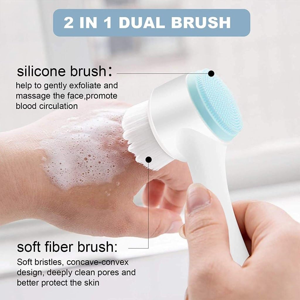 PureGlow™ Dual Wash & Massage Brush
