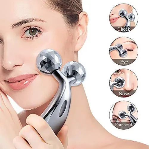 Sereneglow™ 3D 360° Face & Body Roller Massager ✨ Lift. Sculpt. Glow.