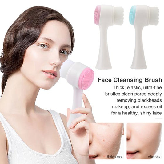 PureGlow™ Dual Wash & Massage Brush