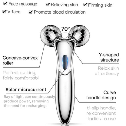 Sereneglow™ 3D 360° Face & Body Roller Massager ✨ Lift. Sculpt. Glow.